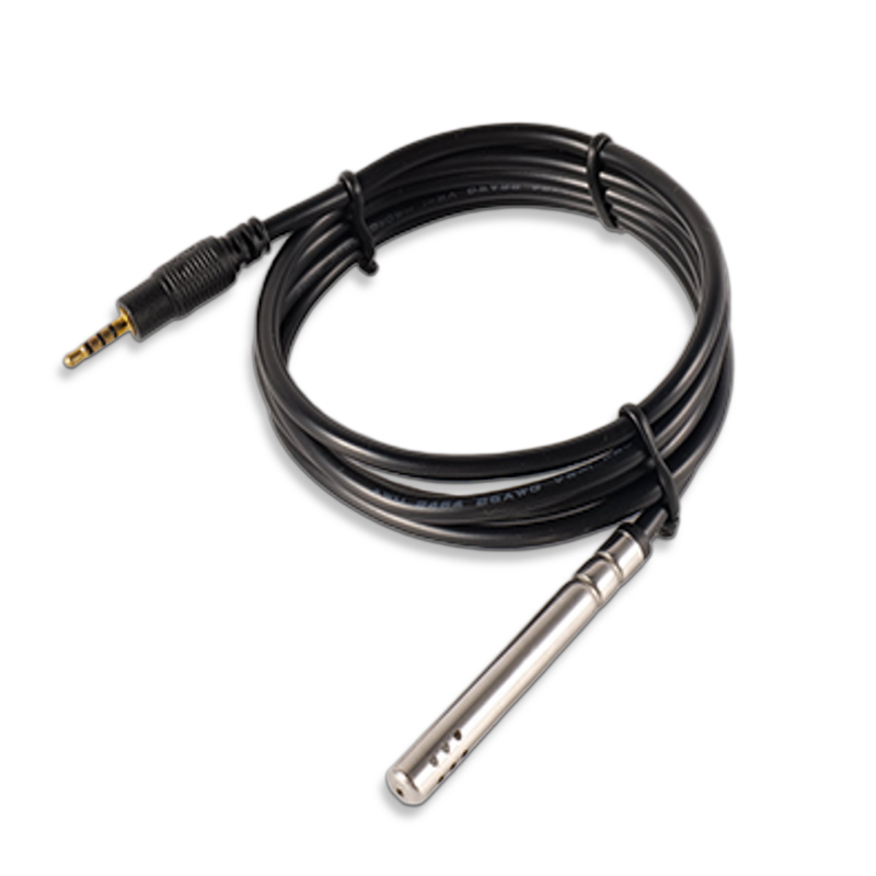 SHTC3 SS304プローブおよび3.5mmジャック付き温度・湿度センサー