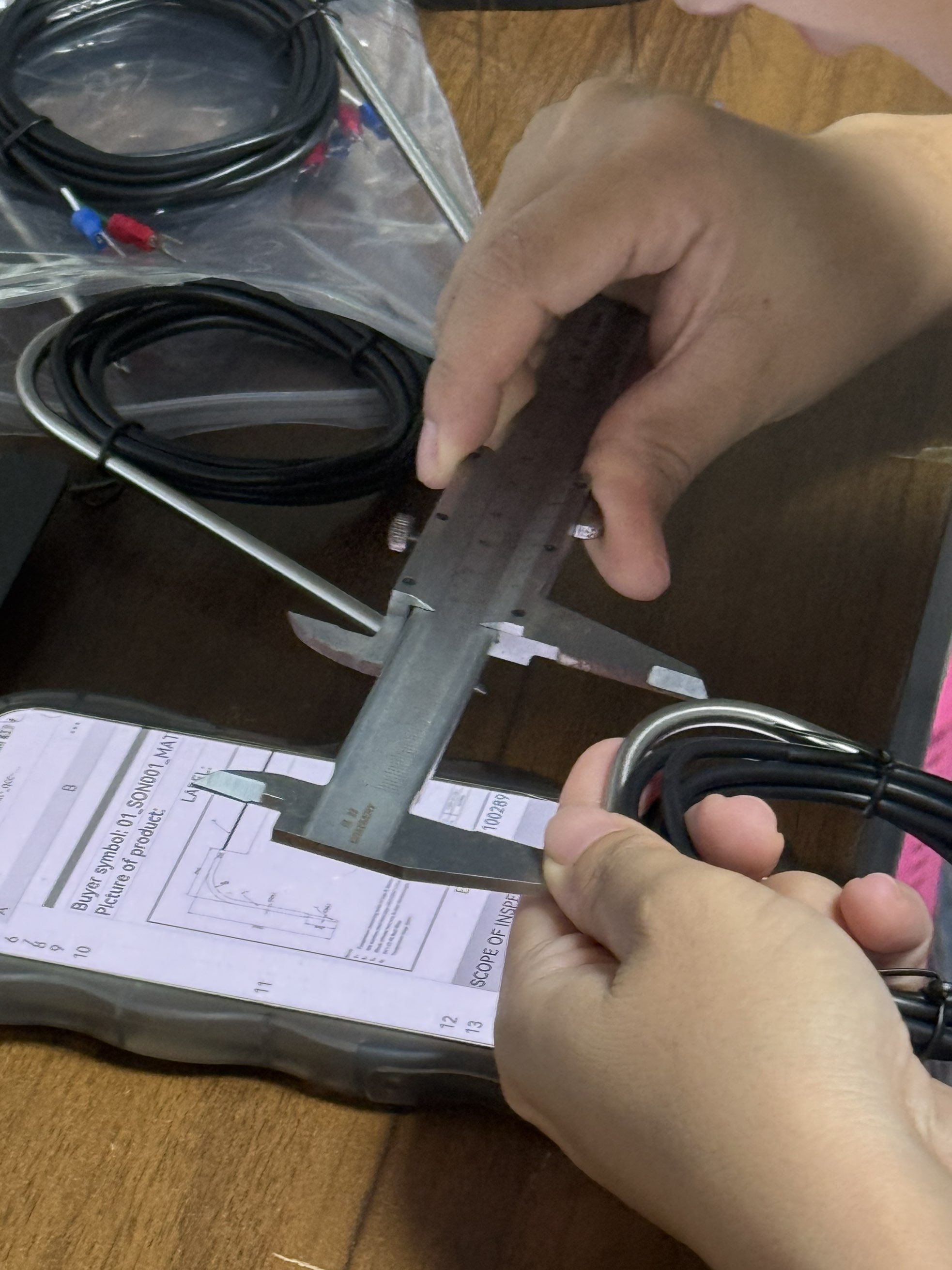 肉用グリル向けカスタムK型熱電対プローブ – Browin Project