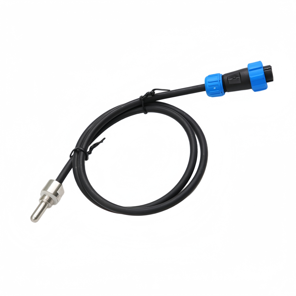 DS18B20デジタル温度センサー — 1-Wireインターフェース, M8ねじ式コネクタ